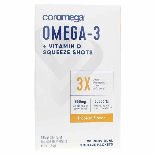 Omega-3 Tropical Squeeze + D, COM